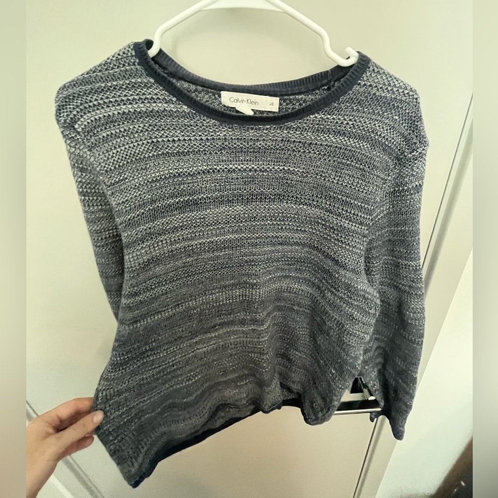 Calvin Klein Mens Large Sweater Light Blue